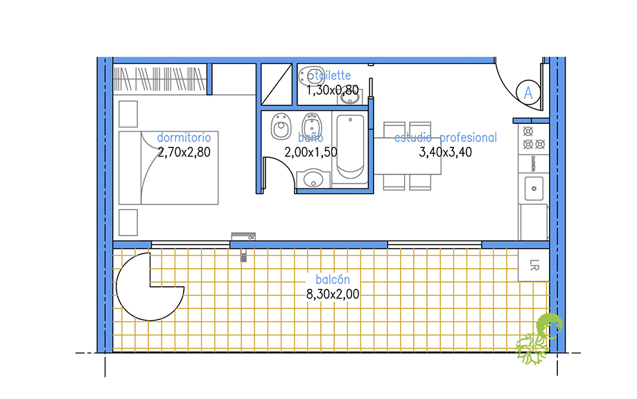 Departamento de 2 ambientes en Venta en Villa crespo