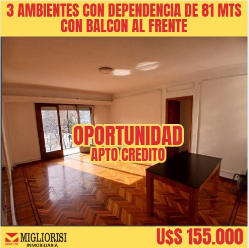DEPARTAMENTO. 4 ambientes.  VENTA. Almagro. HIPOLITO YRIGOYEN al 3500