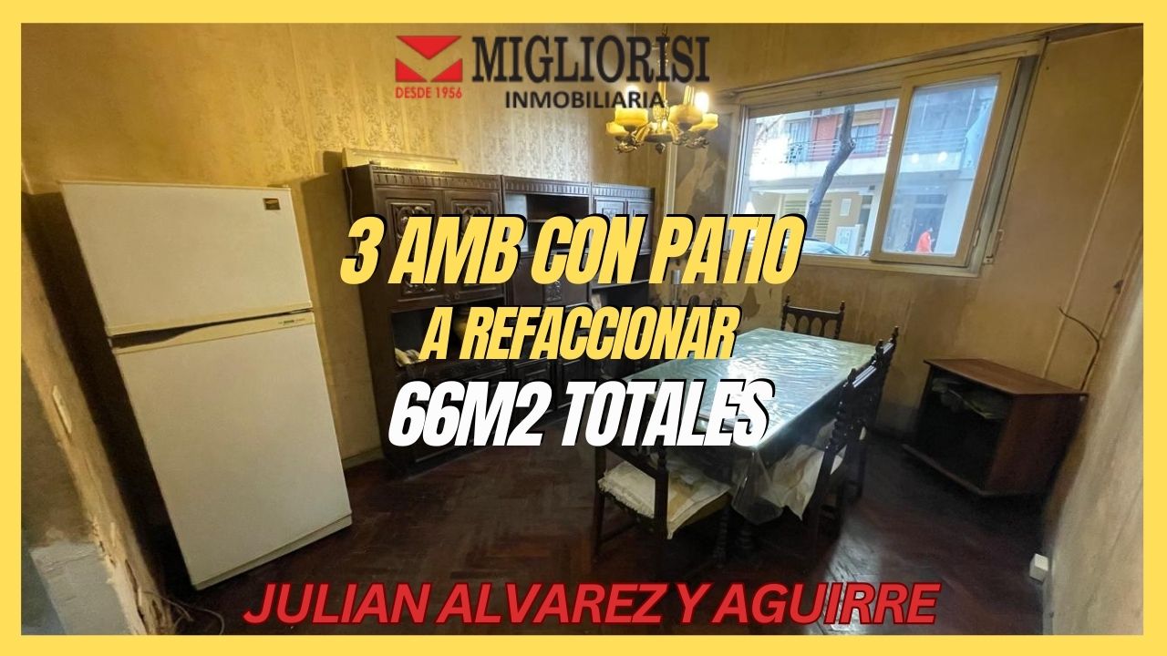 Departamento de 3 ambientes en  Venta en Villa Crespo. JULIAN ALVAREZ al 600. Imagen 1