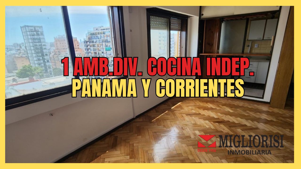 DEPARTAMENTO. 1 ambiente.  VENTA. Almagro. PANAMA al 900