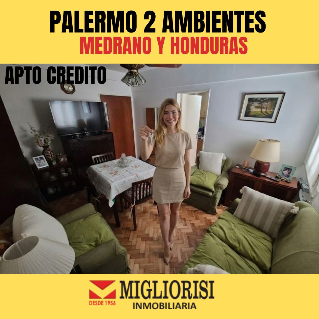 Departamento de 2 ambientes en  Venta en Palermo. MEDRANO al 1600. Imagen 1