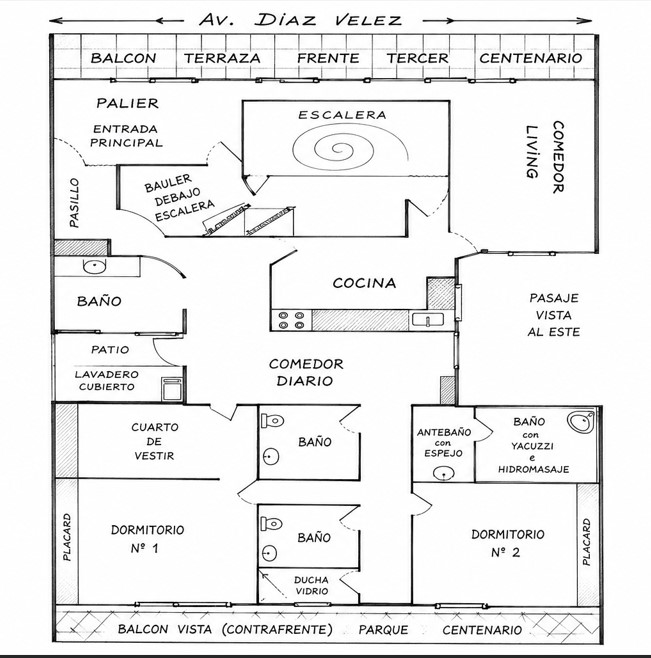 Departamento de 4 ambientes en Venta en Parque centenario