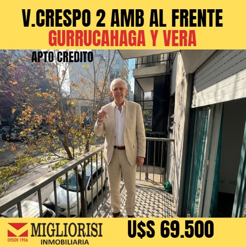 Departamento de 2 ambientes en Venta en Villa crespo