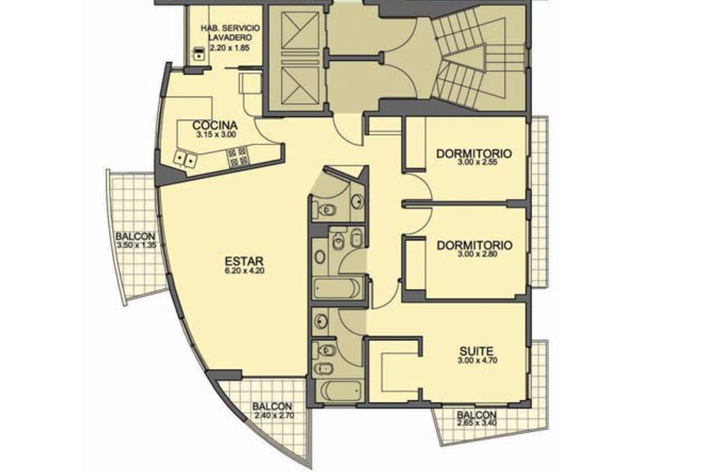 Departamento de 4 ambientes en Venta en Villa crespo