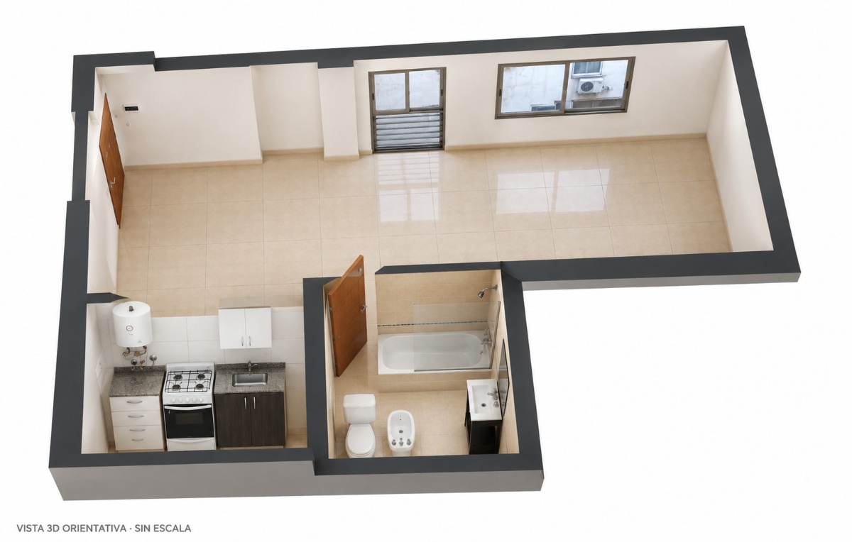 Departamento de 1 ambiente en Venta en Palermo