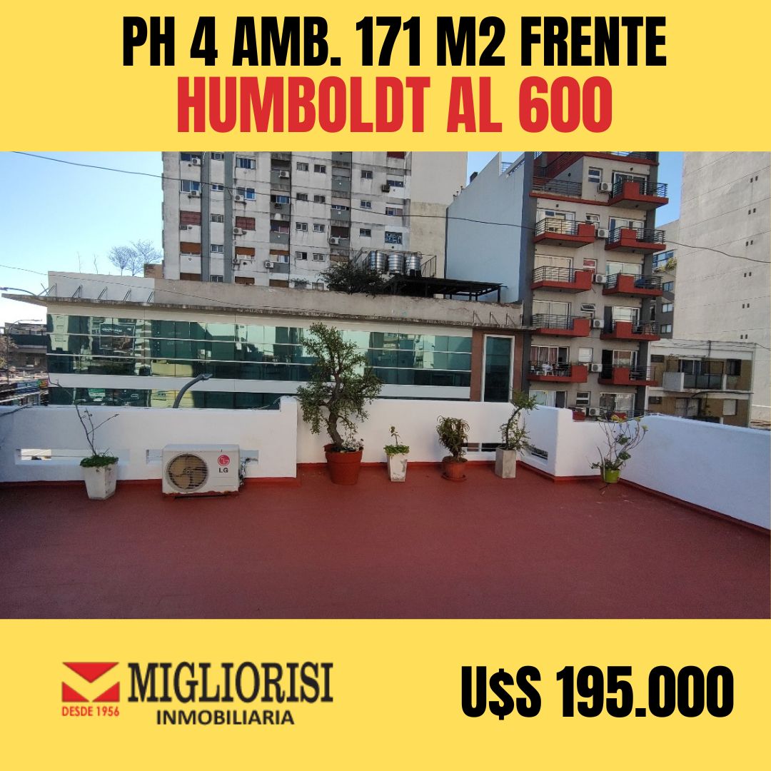 Depto.tipo casa de 4 ambientes en  Venta en Villa Crespo. HUMBOLDT al 600. Imagen 1