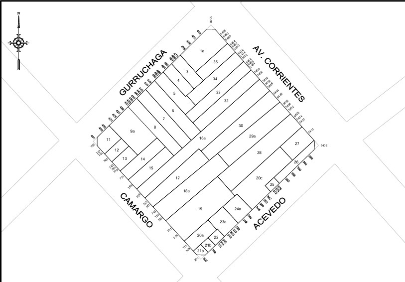 Terreno  Venta en Villa Crespo. CORRIENTES al 5500. Imagen 1