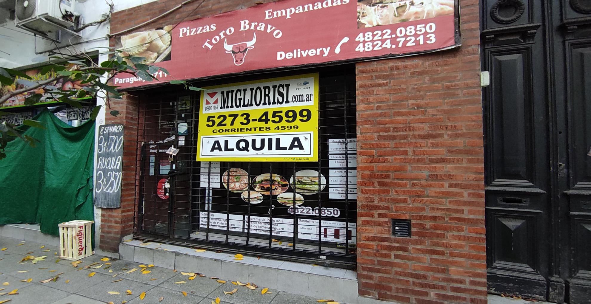 Local de 1 planta en  Alquiler en Palermo. PARAGUAY al 3700. Imagen 1