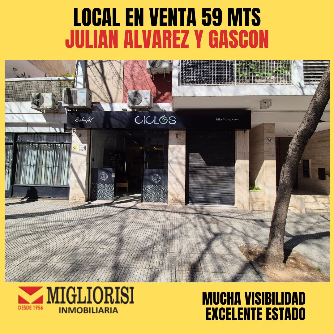 Local de 1 planta en  Venta en Palermo. JULIAN ALVAREZ al 1700. Imagen 1