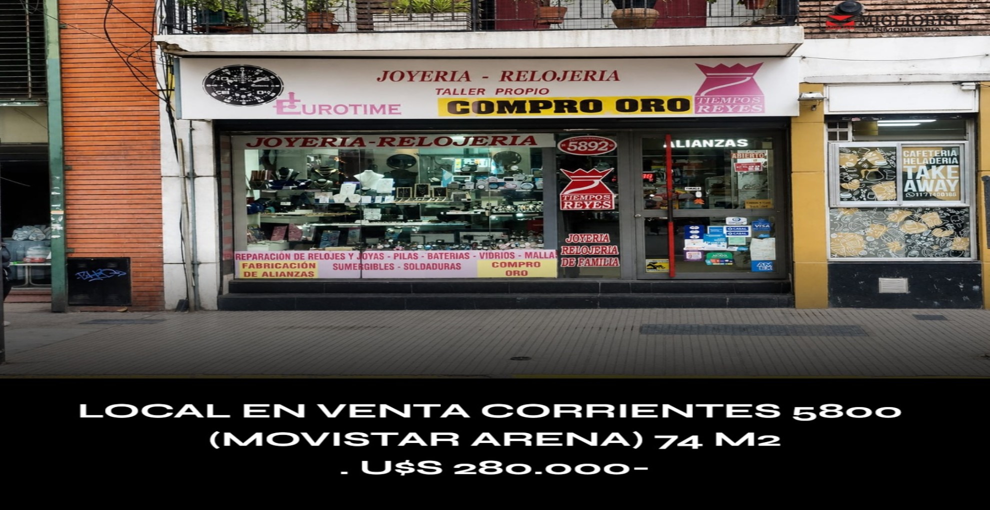 Local de 2 plantas en  Venta en Villa Crespo. CORRIENTES al 5800. Imagen 1