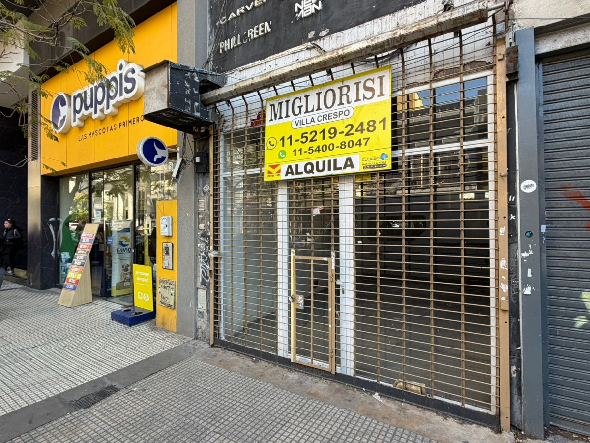 Local de 1 planta en  Alquiler en Villa Crespo. CORRIENTES al 5400. Imagen 1
