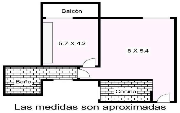 Departamento de 2 ambientes en  Venta en Parque Centenario. OTAMENDI al 600. Imagen 1