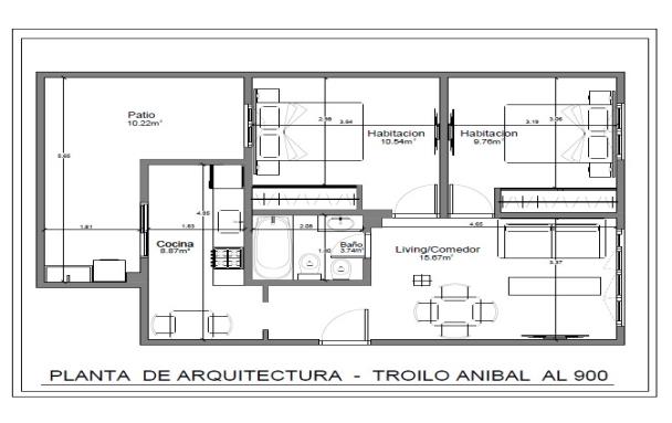 Departamento de 3 ambientes en  Venta en Villa Crespo. TROILO ANIBAL al 900. Imagen 1